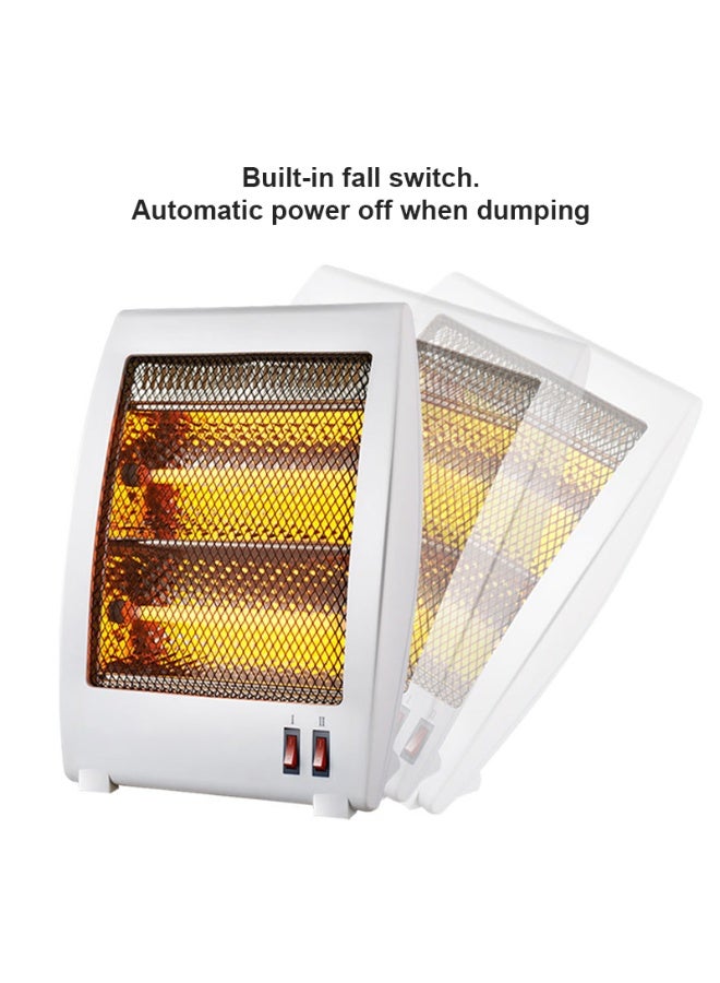 NOVA NH-1205H Quartz Electric Heater with 800W Power Options, Instant Radiant Heating, Tip-Over Protection, Reliable Winter Heater for Indoor Spaces - Image 5